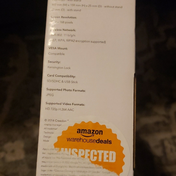 Edge Black 8-Inch WiFi Digital Frame - Picture 5 of 8